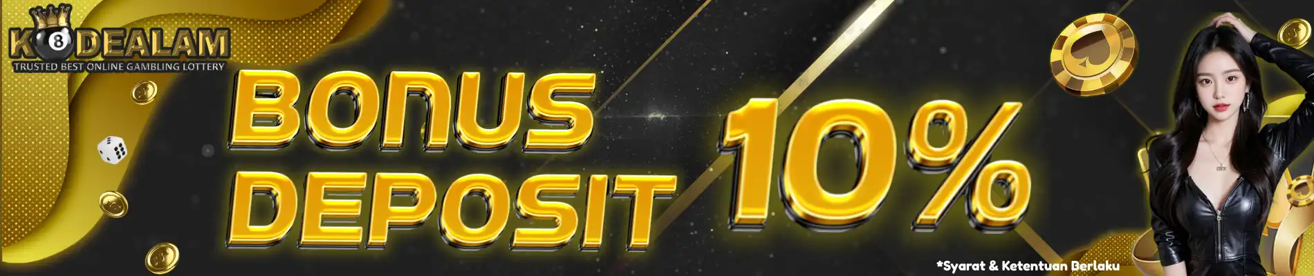 BONUS DEPOSIT HARIAN 10PERSEN